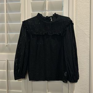 MADEWELL - lace long sleeve shirt